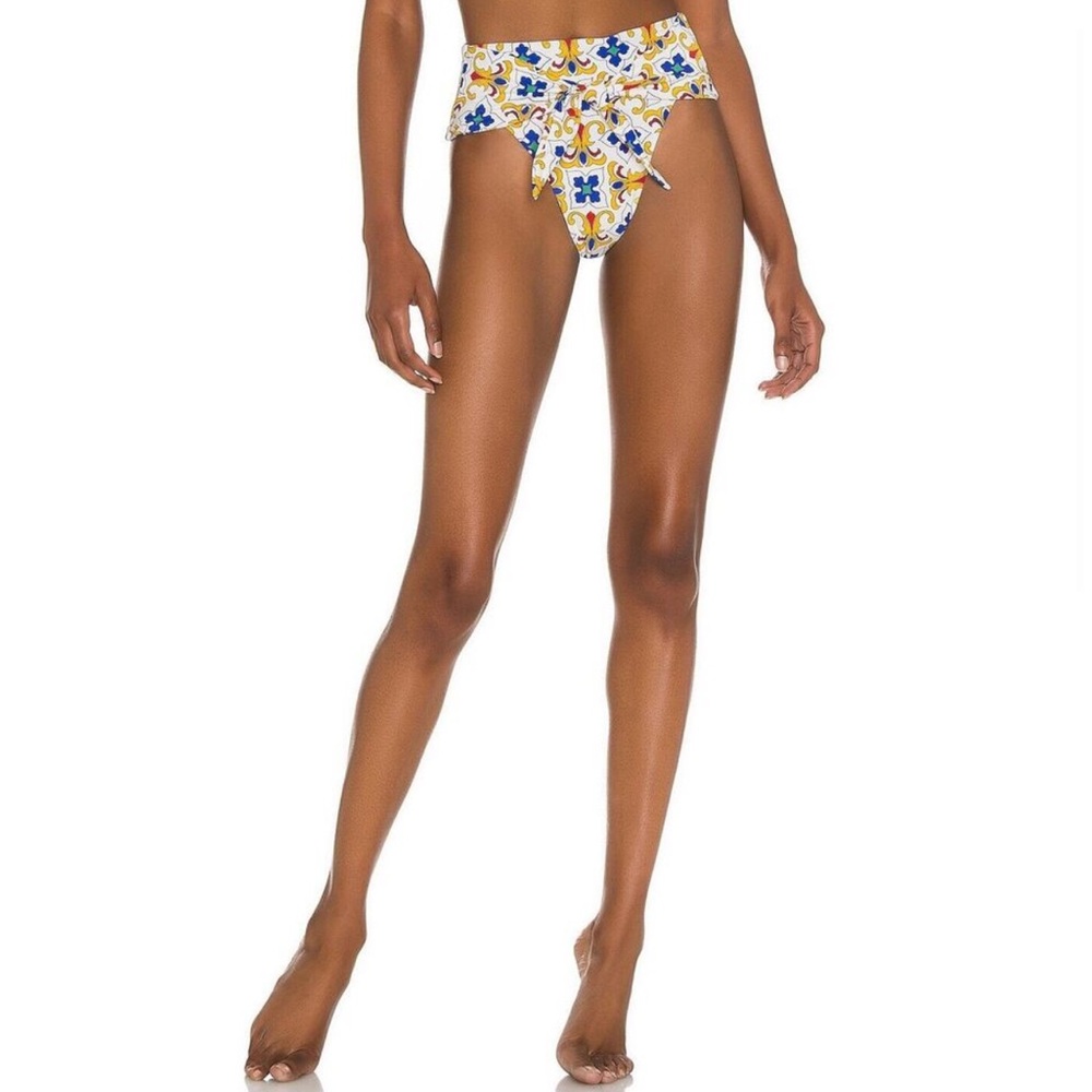 WeWoreWhat Riviera Bottom - Italian Collection in Pearl Tile Multicolor - Size M